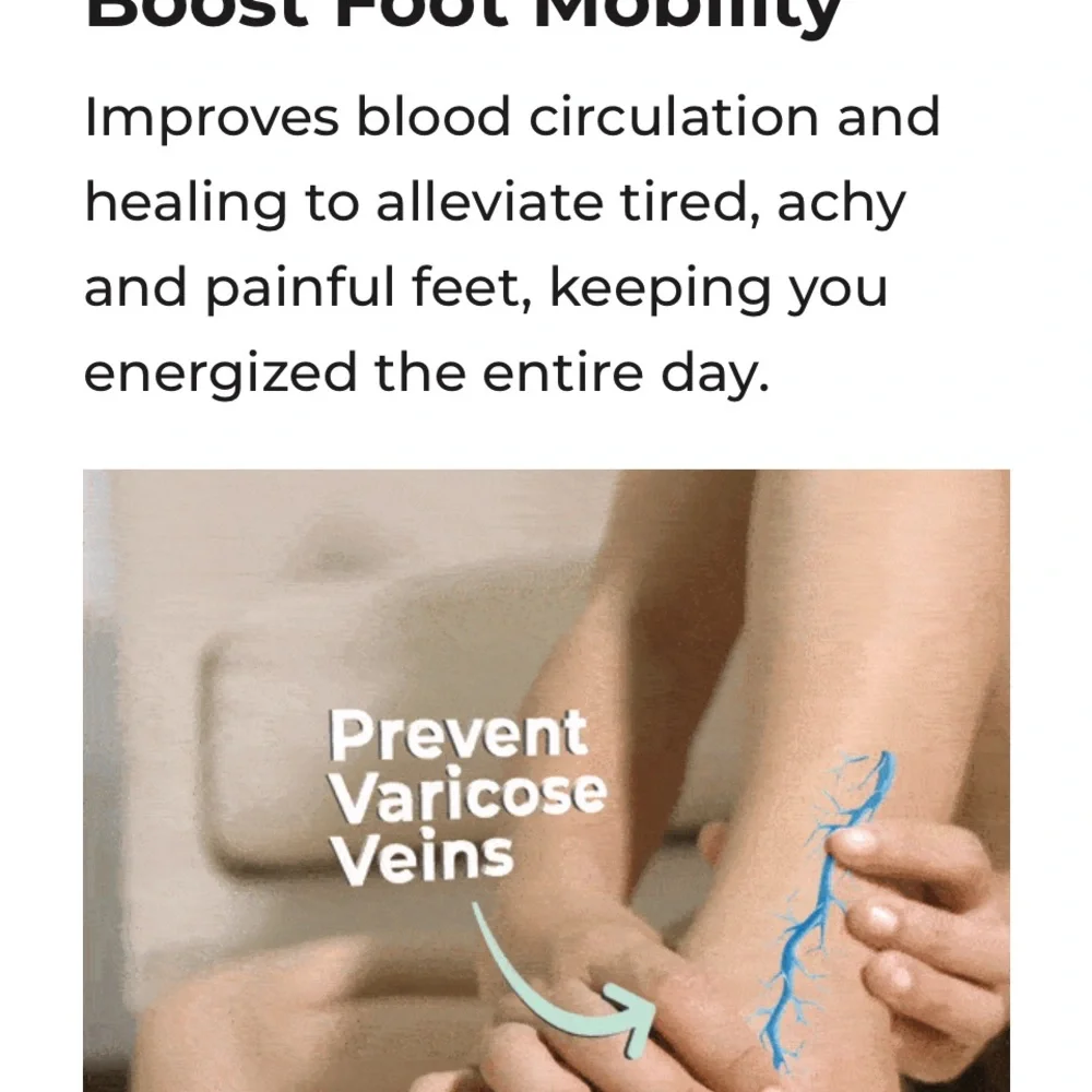 Bamboo Gray Compression Foot sleeves - Picture 9 of 10